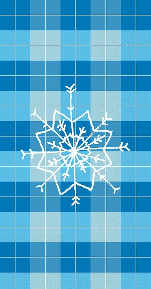 Guest Towel - Mad For Plaid - Snowflake