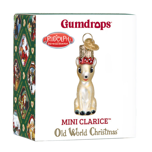 Gumdrop Mini Clarice Glass Ornament