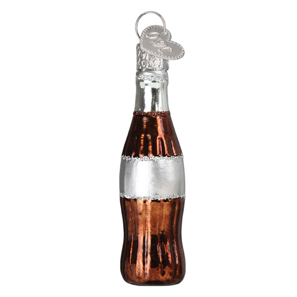 Gumdrop Mini Diet Coke Bottle Glass Ornament