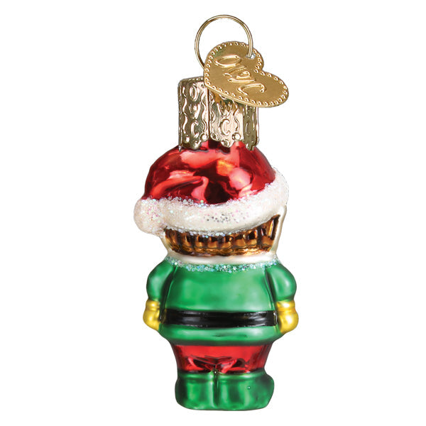 Gumdrop Mini Elf Glass Ornament