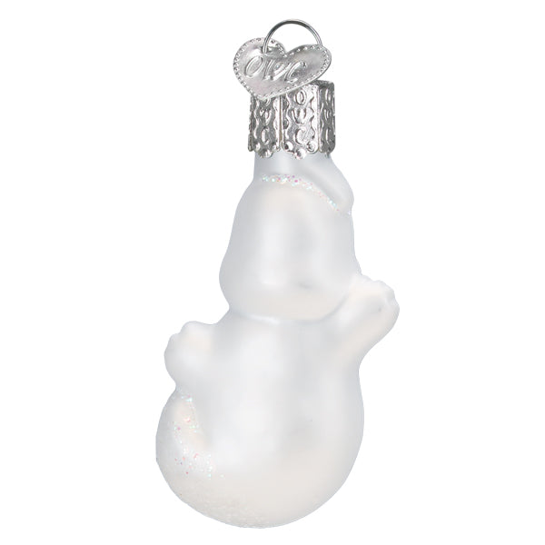 Gumdrop Mini Ghost Glass Ornament