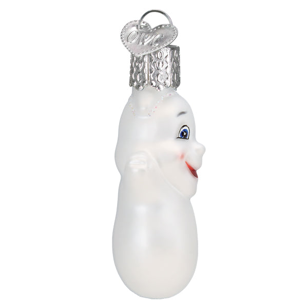 Gumdrop Mini Ghost Glass Ornament