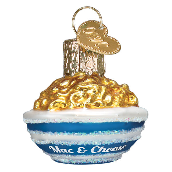 Gumdrop Mini Mac and Cheese Glass Ornament
