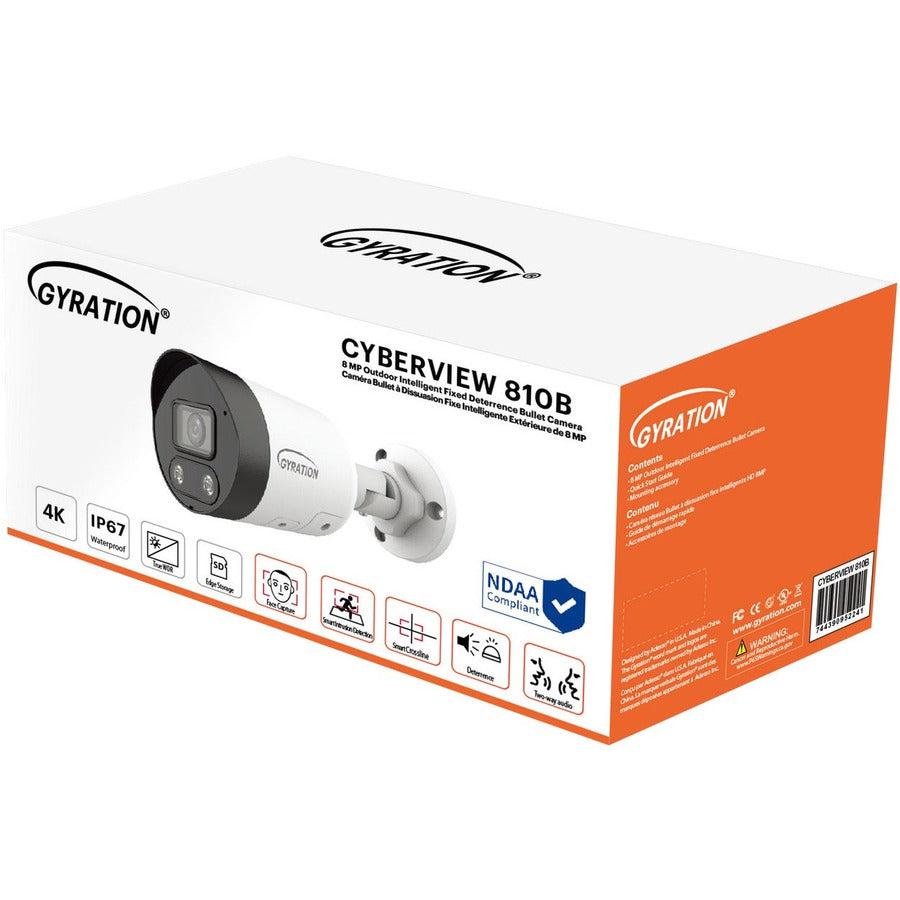 Gyration CYBERVIEW 810B 8 Megapixel Indoor/Outdoor HD Network Camera - Color - Bullet