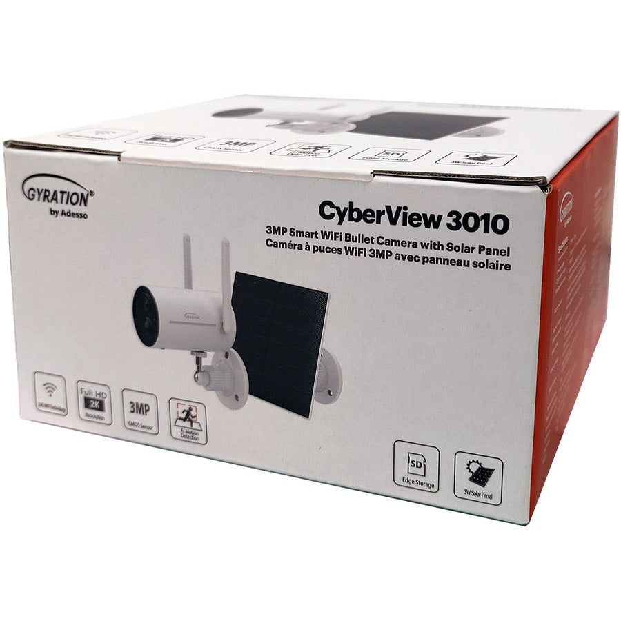 Gyration Cyberview Cyberview 3010 3 Megapixel Indoor/Outdoor Network Camera - Color - Bullet