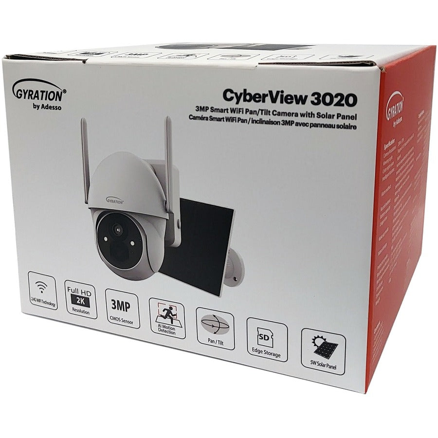 Gyration Cyberview Cyberview 3020 3 Megapixel Indoor/Outdoor Network Camera - Color