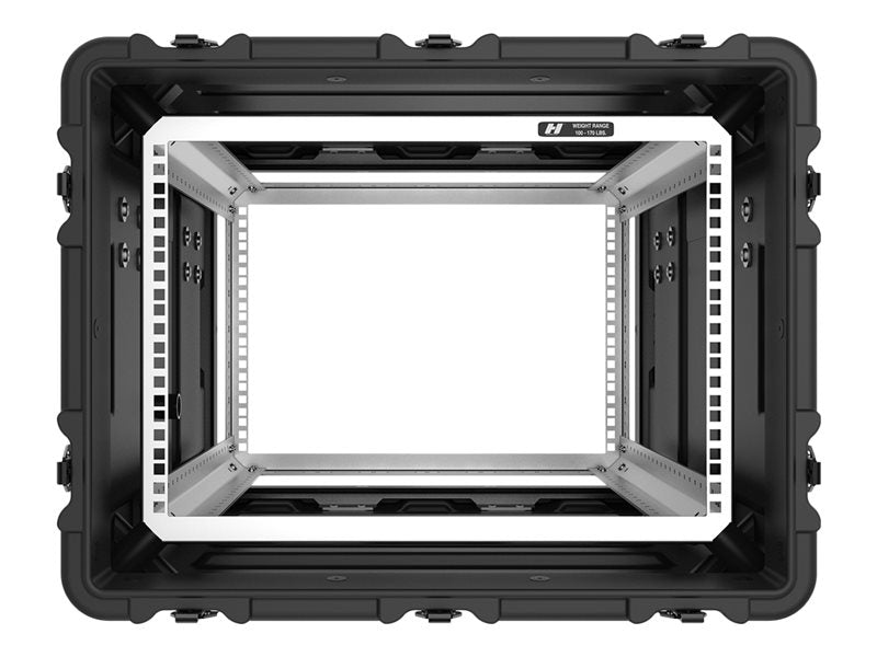 HARDIGG SUPER V SERIES RACK MOUNT 7U CASE BLACK