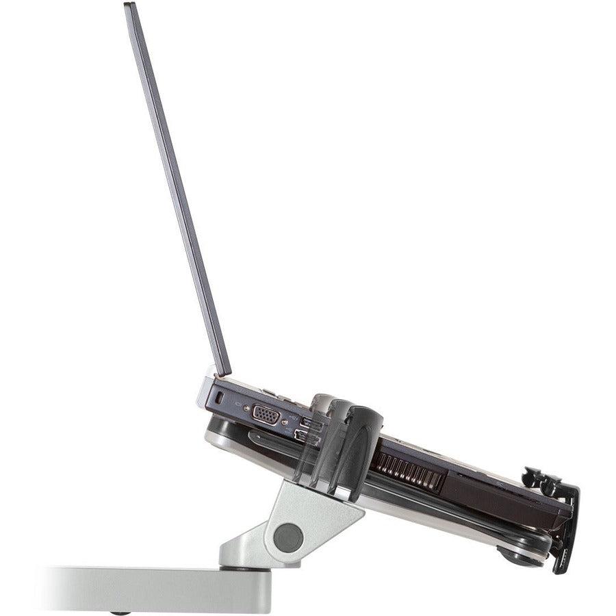 HAT 7000-T-500HY Desk Mount for Notebook, Docking Station, Monitor - Flat White