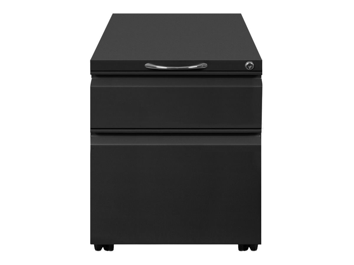 HAT Collective - Pedestal - mobile - 2 drawers - heavy duty steel - black MPEDBF-15 BK