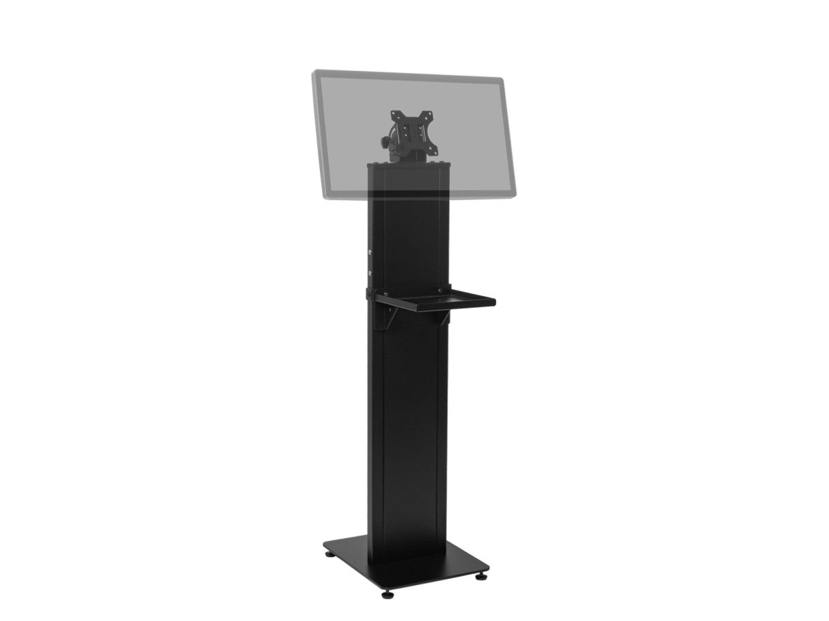 HAT DESIGN WORKS Free-Standing Kiosk for 27" Screens with Lockable Cabinet