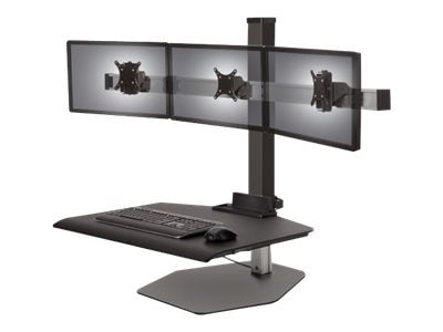 HAT DESIGN WORKS Winston Workstation Triple Sit-Stand Converter