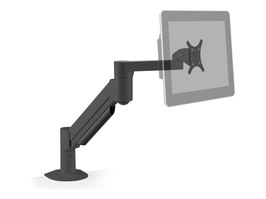 HAT Design Works 7500 - Mounting kit (monitor arm) - for monitor - deluxe - vista black - screen size: up to 43 - desk-mountable" 7500-1000-NM-104