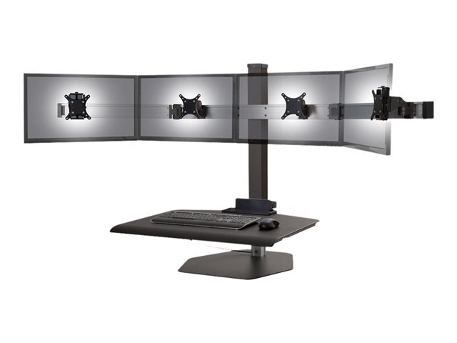 HAT Design Works Winston Workstation Quad Freestanding Sit-Stand