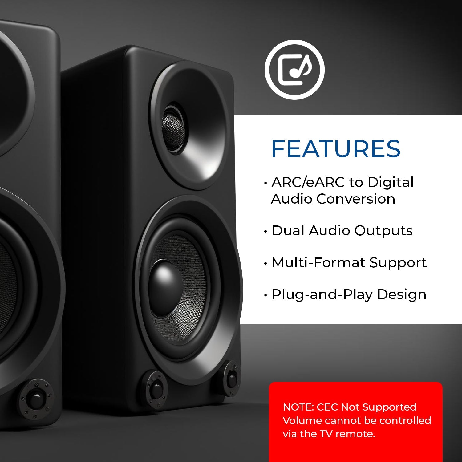 HDMI (ARC/eARC) To Digital Audio Converter (DA41)