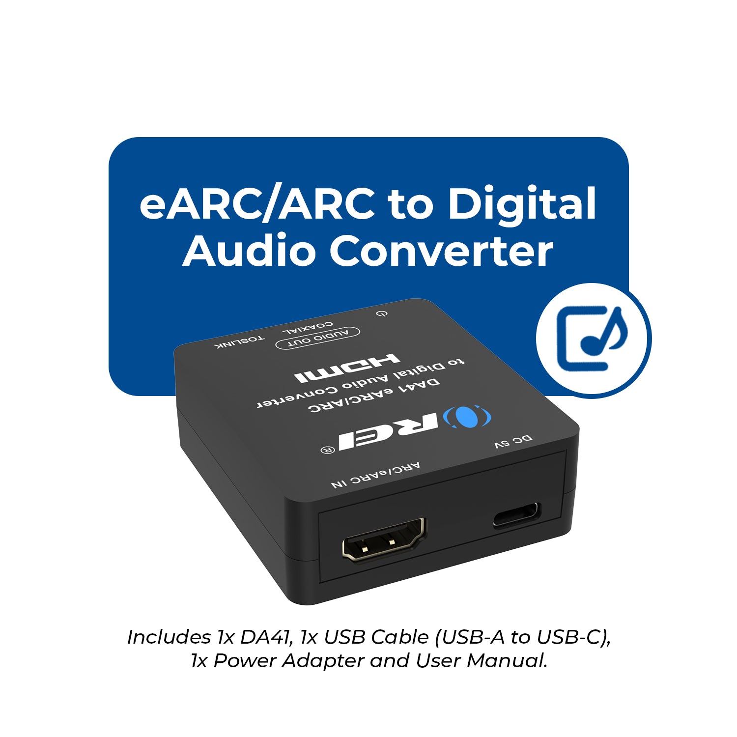 HDMI (ARC/eARC) To Digital Audio Converter (DA41)
