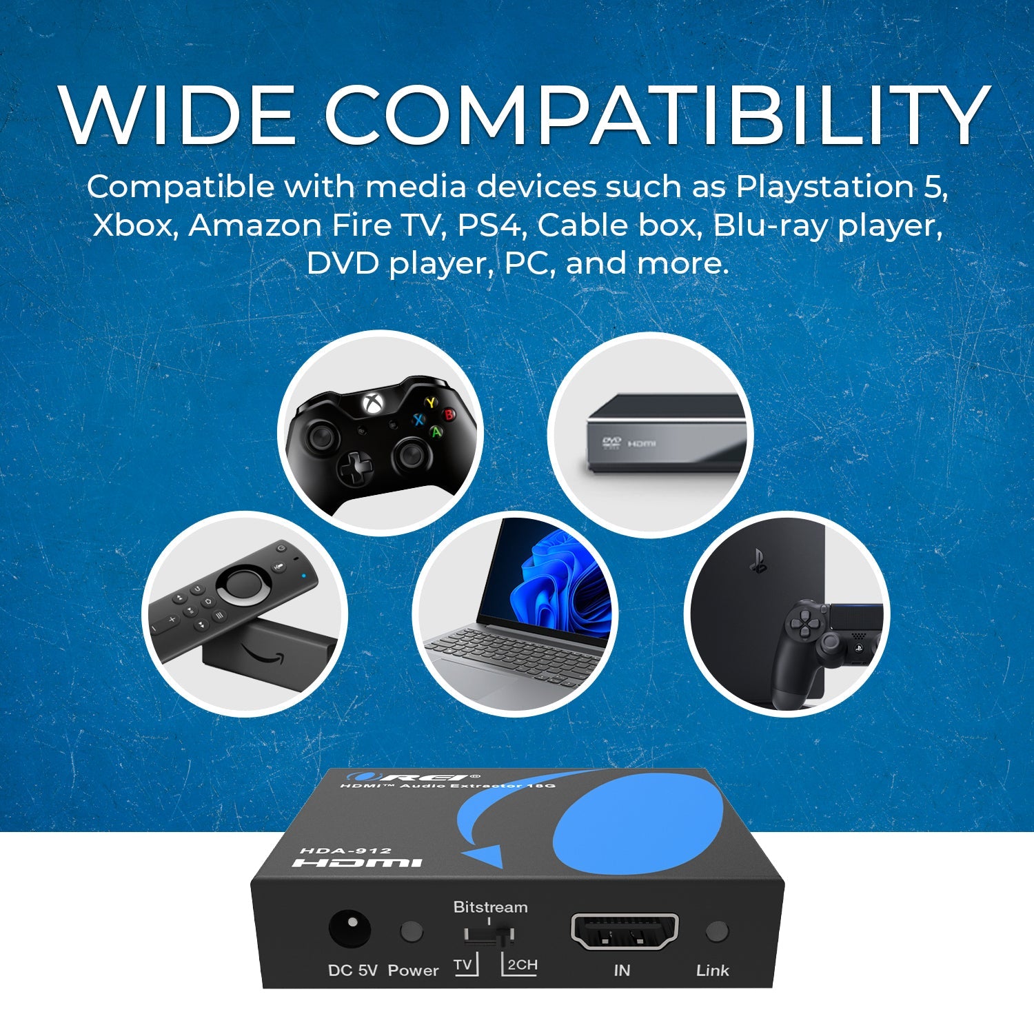 HDMI Audio Extractor Converter - SPDIF + 3.5mm Output (HDA-912)