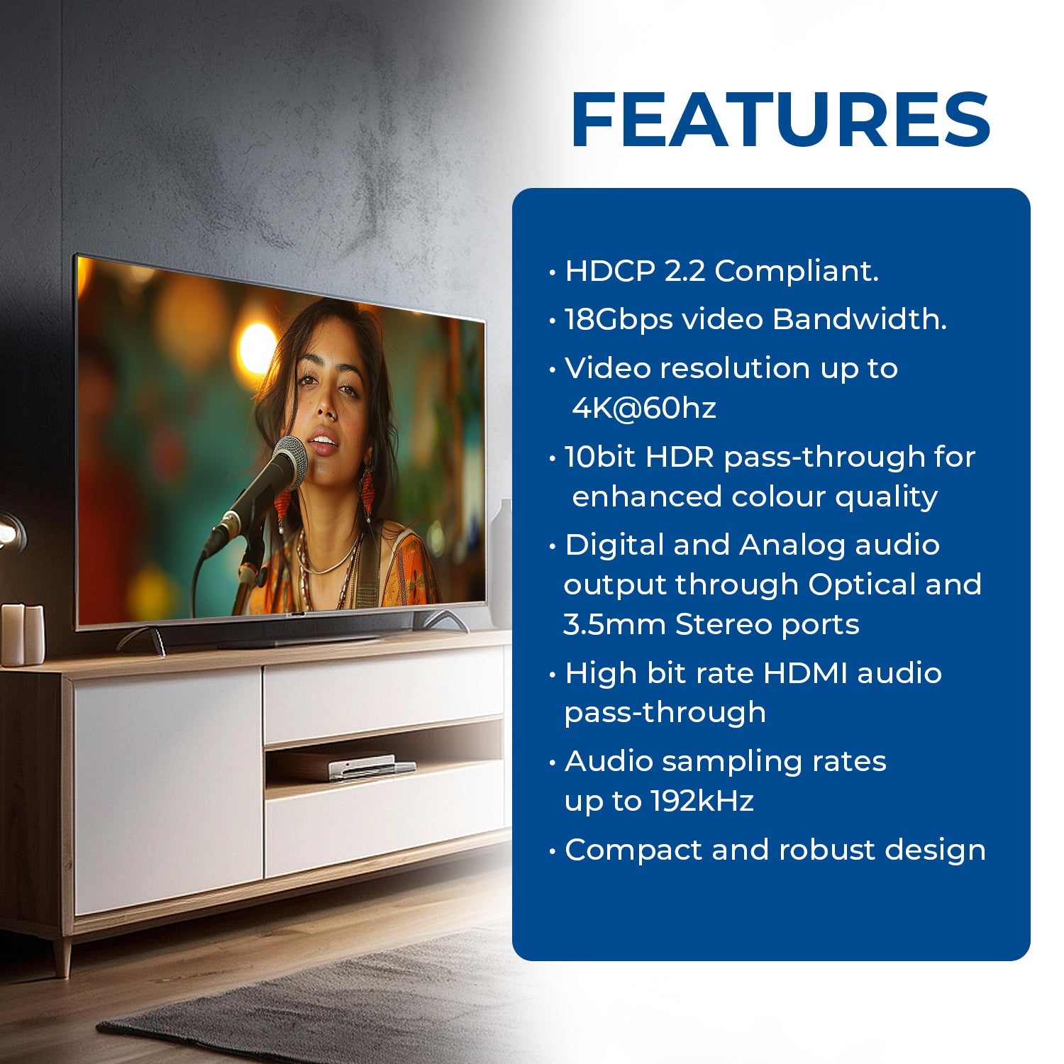 HDMI Audio Extractor Converter - SPDIF + 3.5mm Output (HDA-912)