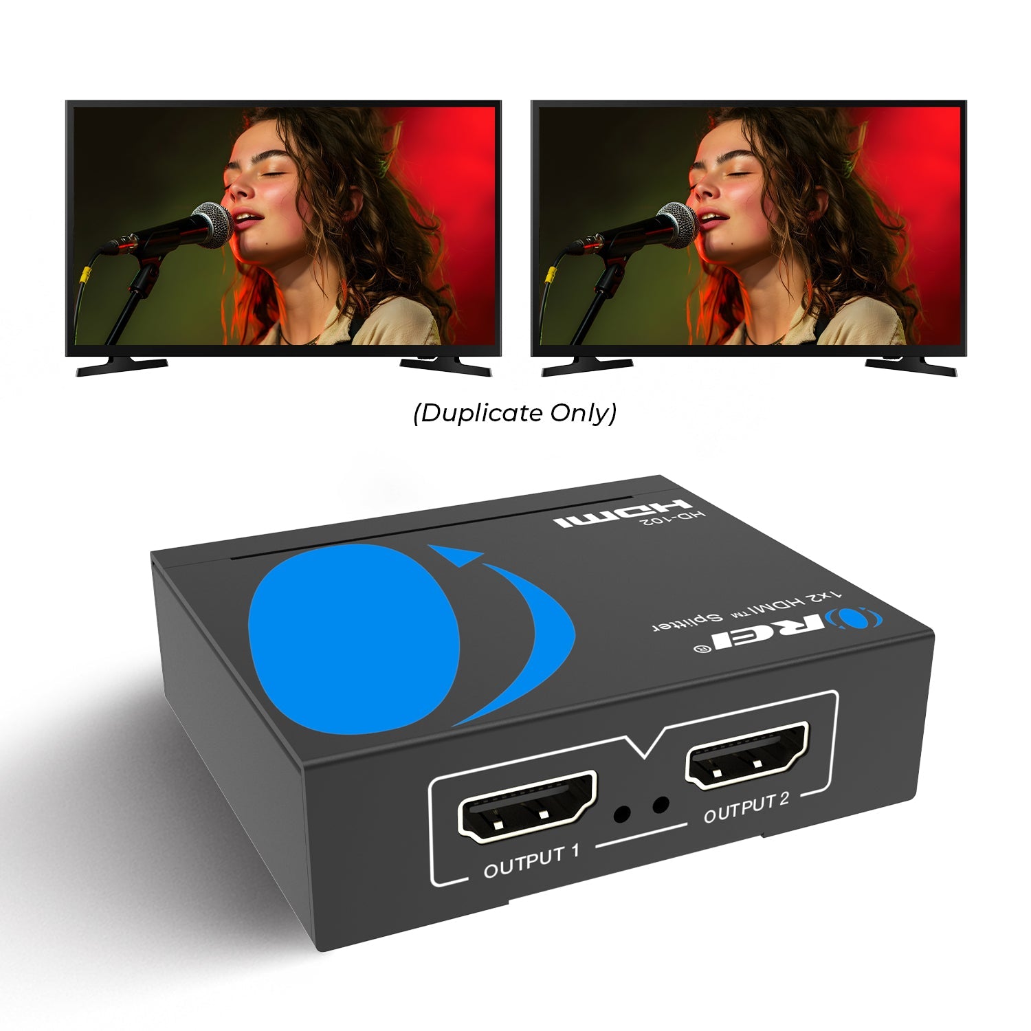 HDMI Splitter 1 input 2 output 1080p with EDID (HD-102)