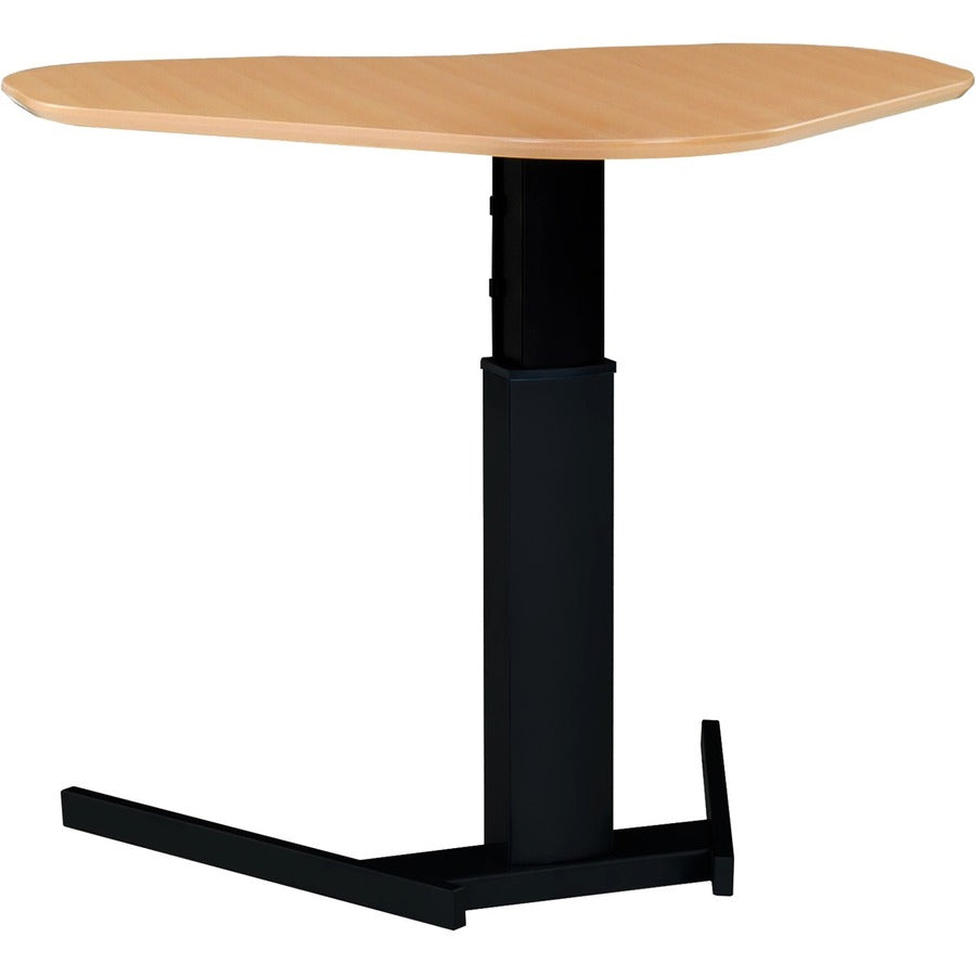 Heart Melamine Beech Veneer Tabletop with Steel Frame black 501-198B095117HB