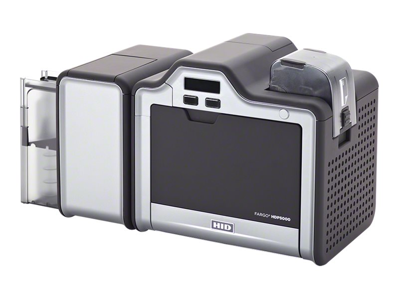 HID FARGO HDP5000 - Plastic card printer - color - dye sublimation/thermal resin - - 300 dpi up to 150 cards/hour