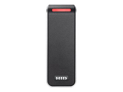 HID Signo 20 - Access control terminal - wired - Wiegand - black with silver trim, green flash