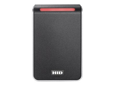HID Signo 40 - Access control terminal - wired - Wiegand - black with silver trim, green flash