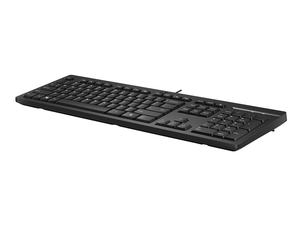 HP 125 - Keyboard - USB - US - black - CTO