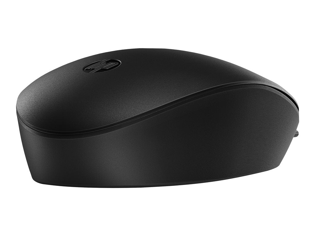 HP 125 - Mouse - wired - USB - black - CTO