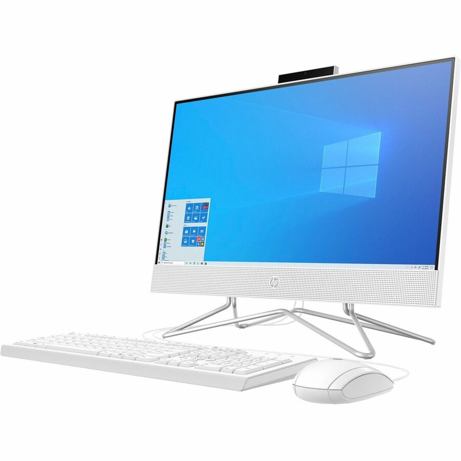 HP 22-dd0000 22-dd0210 All-in-One Computer - AMD Athlon Silver 3050U Dual-core (2 Core) 2.30 GHz - 4 GB RAM DDR4 SDRAM - 256 GB M.2 PCI Express NVMe SSD - 21.5" Full HD 1920 x 1080 - Desktop - Snow White