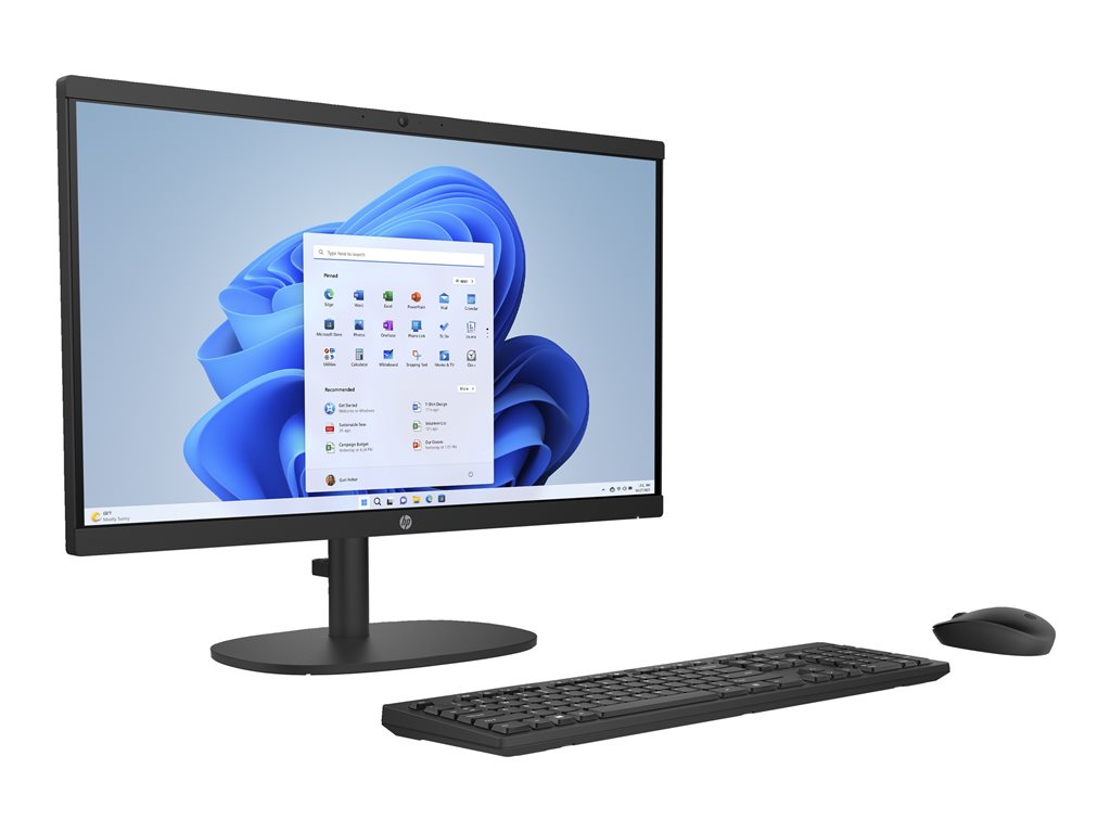 HP 22-dg0040 - All-in-one N-series N200 / up to 3.7 GHz - RAM 8 GB - SSD 512 GB - NVMe - UHD Graphics - Gigabit