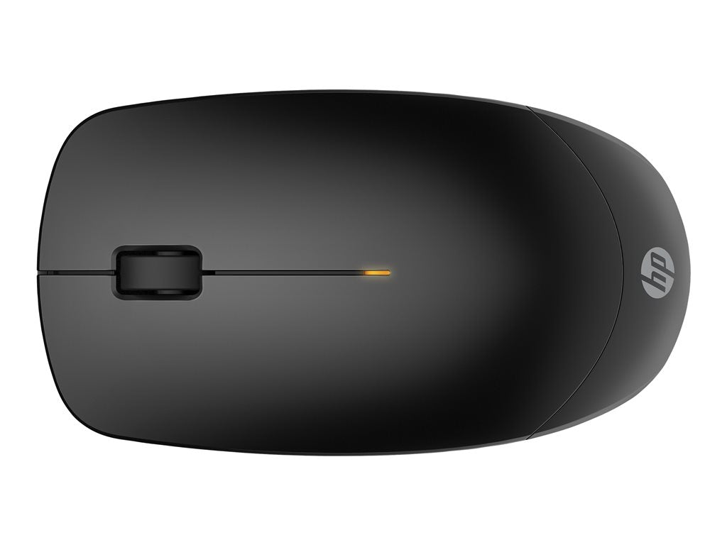 HP 235 - Mouse - optical - 3 buttons - wireless - 2.4 GHz - USB wireless receiver - jack black 4E407AA#ABL