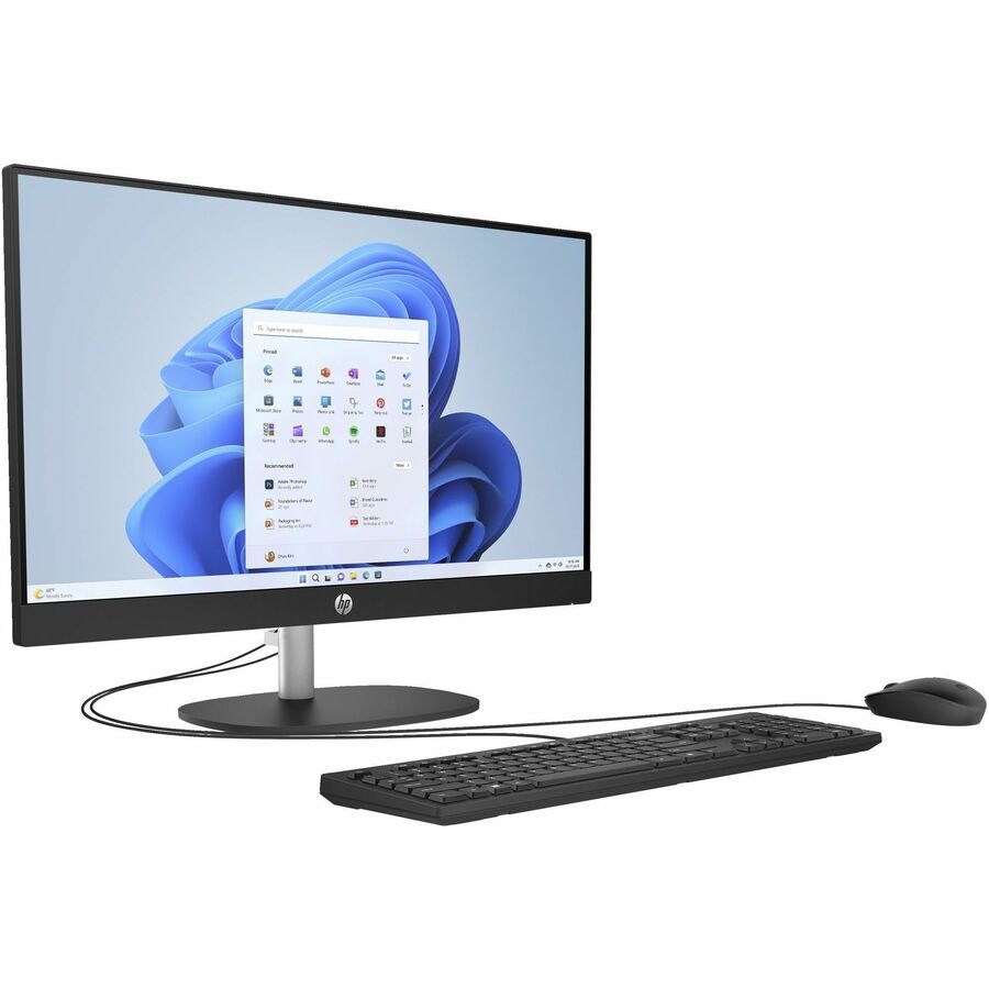 HP 24-cr0000a 24-cr0010 All-in-One Computer - AMD Athlon Silver 7120U Dual-core (2 Core) - 8 GB RAM LPDDR5 - 256 GB M.2 PCI Express NVMe SSD - 23.8" Full HD 1920 x 1080 Touchscreen Display - Desktop - Shell White