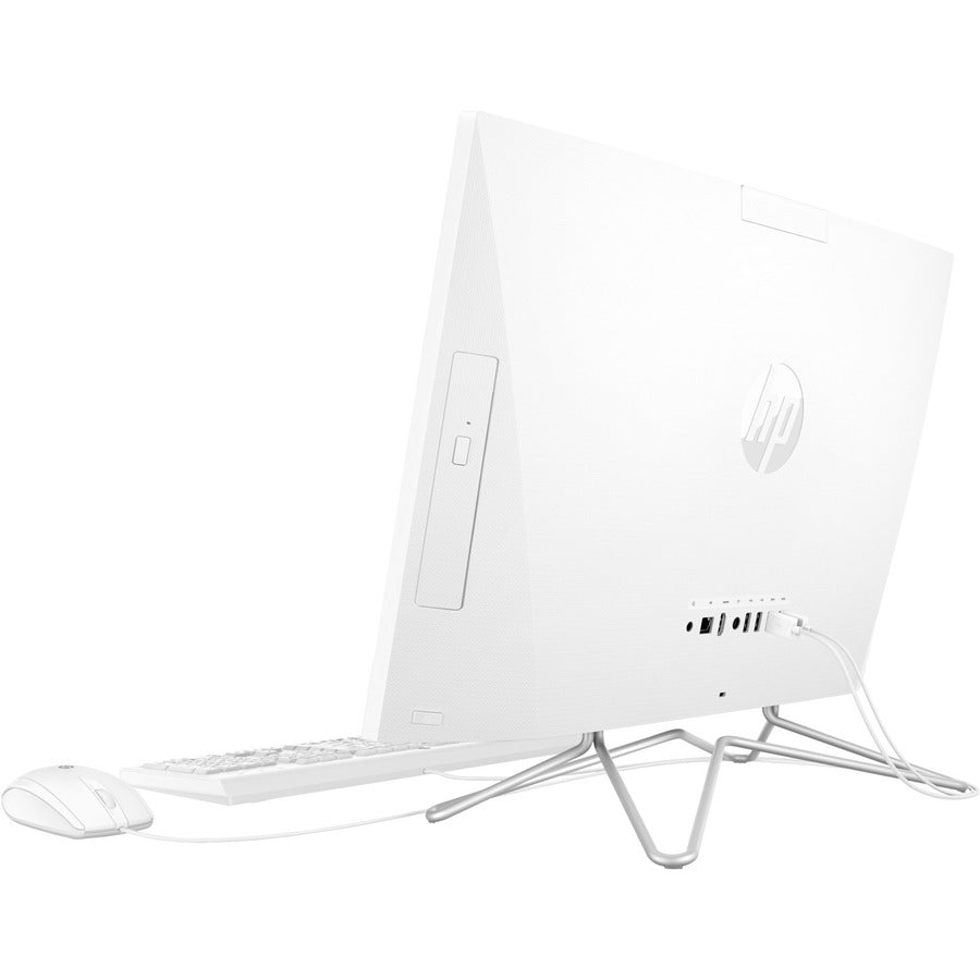 HP 24-df1000i 24-df1370 All-in-One Computer - Intel Core i5 11th Gen i5-1135G7 Quad-core (4 Core) - 8 GB RAM DDR4 SDRAM - 512 GB M.2 PCI Express NVMe SSD - 23.8" Full HD 1920 x 1080 Touchscreen Display - Desktop - Snow White