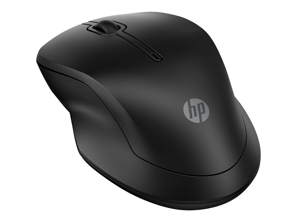 HP 255 - Mouse - optical - 3 buttons - wireless - 2.4 GHz, Bluetooth 5.0 - black 8R3U1AA#ABA