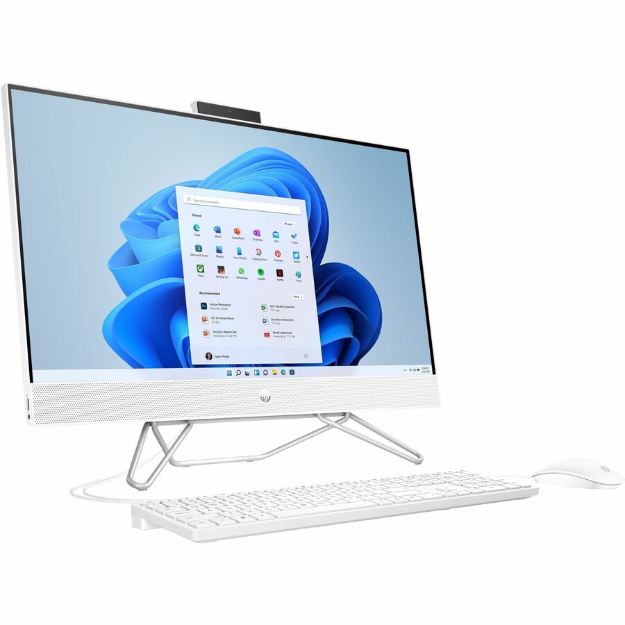 HP 27-cb0000a 27-cb0070 All-in-One Computer - AMD Ryzen 7 5700U Octa-core (8 Core) - 16 GB RAM DDR4 SDRAM - 512 GB M.2 PCI Express NVMe SSD - 27" Full HD 1920 x 1080 Touchscreen Display - Desktop - Starry White