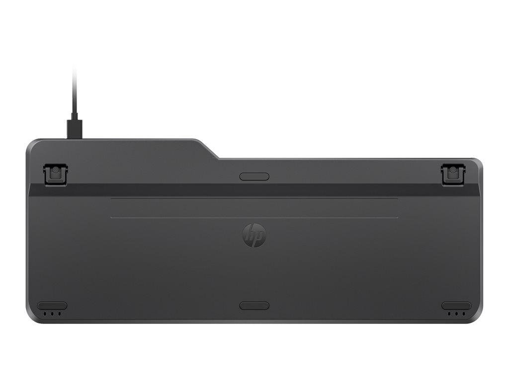 HP 400 - Keyboard - compact size, 2-zone layout, 12 programmable keys, low profile key travel, multi-device - backlit -