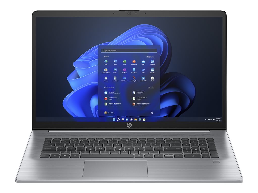 HP 470 G10 Notebook - Intel Core i7 - 1355U / up to 5 GHz - Win 11 Pro - Intel Iris Xe Graphics - 16 GB RAM - 512 GB SSD