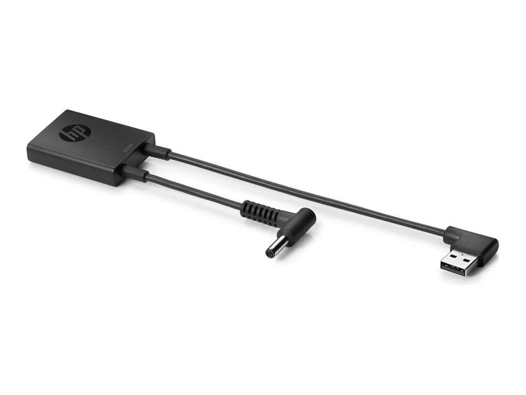 HP 4.5 mm and USB-C Dock Adapter G2 - USB adapter - 24 pin USB-C (F) to DC jack 4.5 mm, USB Type A (M) - USB 3.0 - 8.1