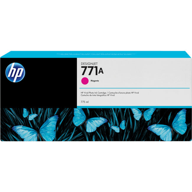 HP 771A Original Inkjet Ink Cartridge - Magenta - 3 / Pack B6Y41A