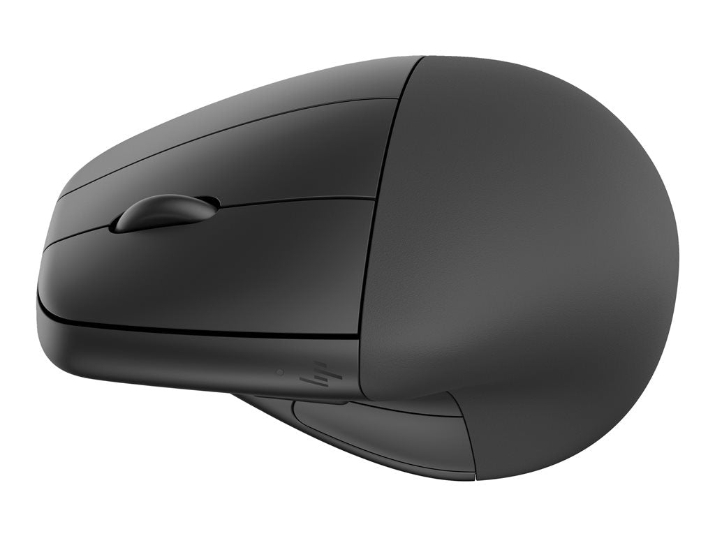 HP 920 - Mouse - ergonomic - 6 buttons - wireless - 2.4 GHz, Bluetooth 5.3 - USB wireless receiver - black