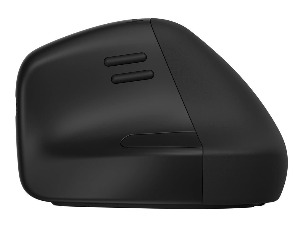 HP 920 - Mouse - ergonomic - 6 buttons - wireless - 2.4 GHz, Bluetooth 5.3 - USB wireless receiver - black