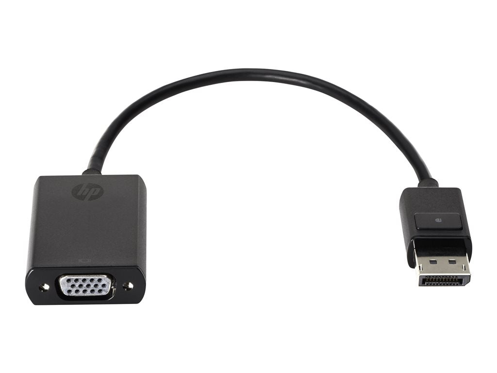 HP - Adapter - DisplayPort (M) to HD-15 (VGA) (F) (pack of 90) - for Elite Slice G2; EliteDesk 800 G2, 800 G6; EliteOne