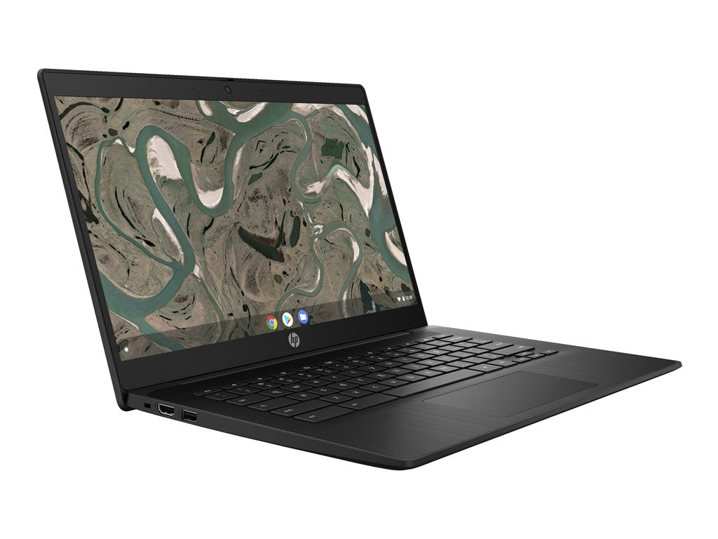HP Chromebook 14 G7 - Intel Celeron - N4500 / up to 2.8 GHz - Chrome OS - UHD Graphics - 4 GB RAM - 32 GB eMMC - 14 1366 x 768 3V2U9UT#ABA
