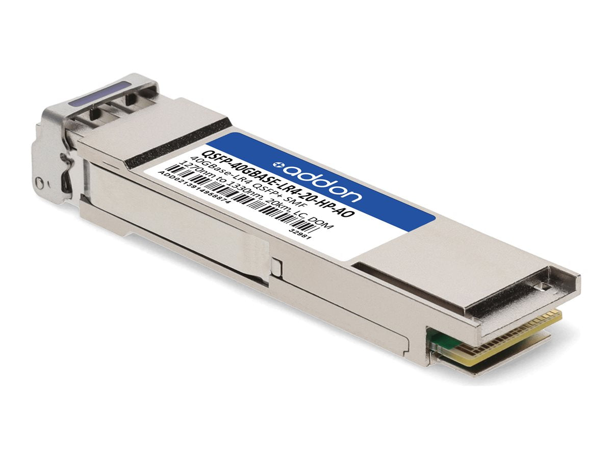 HP Compatible 40GBase-LR4 QSFP+ Transceiver 20km