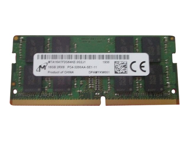 HP - DDR4 - module - 16 GB - SO-DIMM 260-pin - 2666 MHz / PC4-21300 - 1.2 V - unbuffered - non-ECC - CTO
