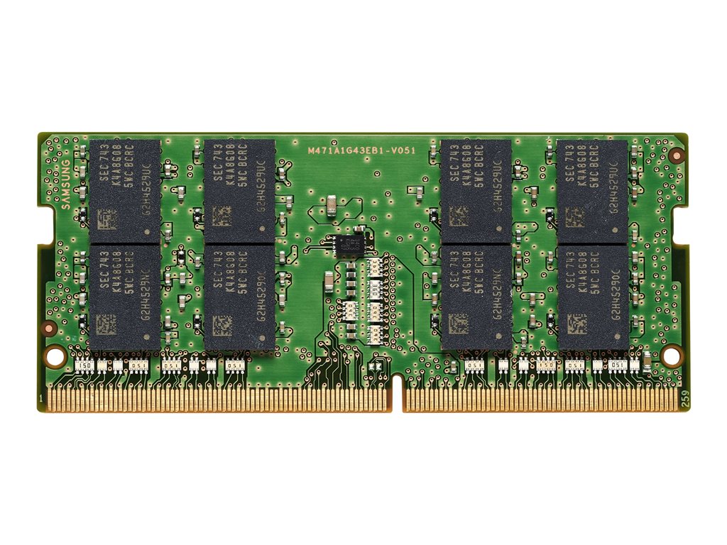 HP - DDR4 - module - 32 GB - SO-DIMM 260-pin - 3200 MHz / PC4-25600 - 1.2 V - unbuffered - non-ECC - promo - for