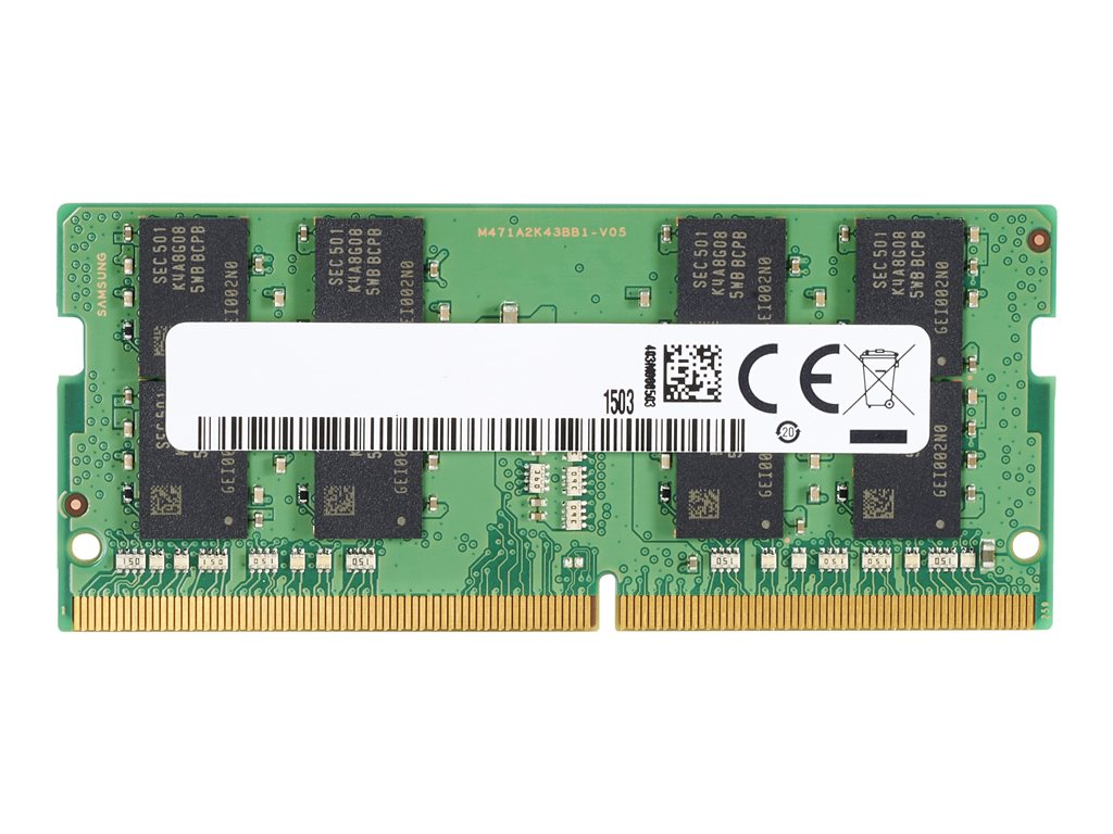HP - DDR4 - module - 4 GB - SO-DIMM 260-pin - 3200 MHz / PC4-25600 - 1.2 V - unbuffered - non-ECC - for HP 340 G7;