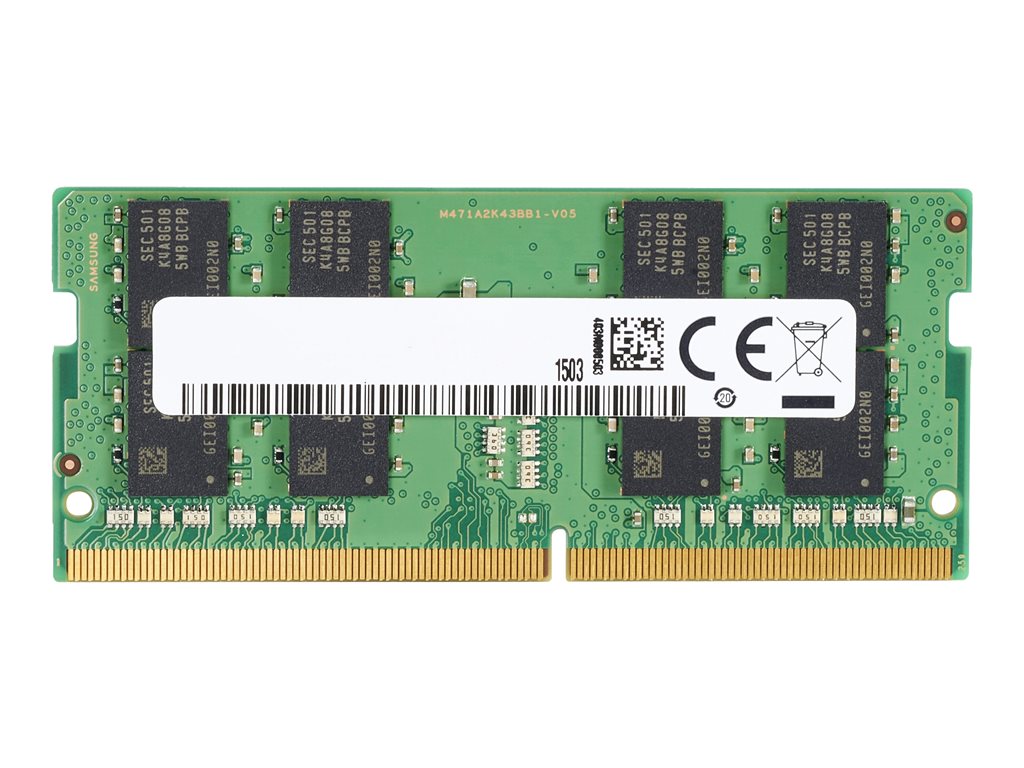 HP - DDR4 - module - 4 GB - SO-DIMM 260-pin - 3200 MHz / PC4-25600 - 1.2 V - unbuffered - non-ECC - promo - for Elite