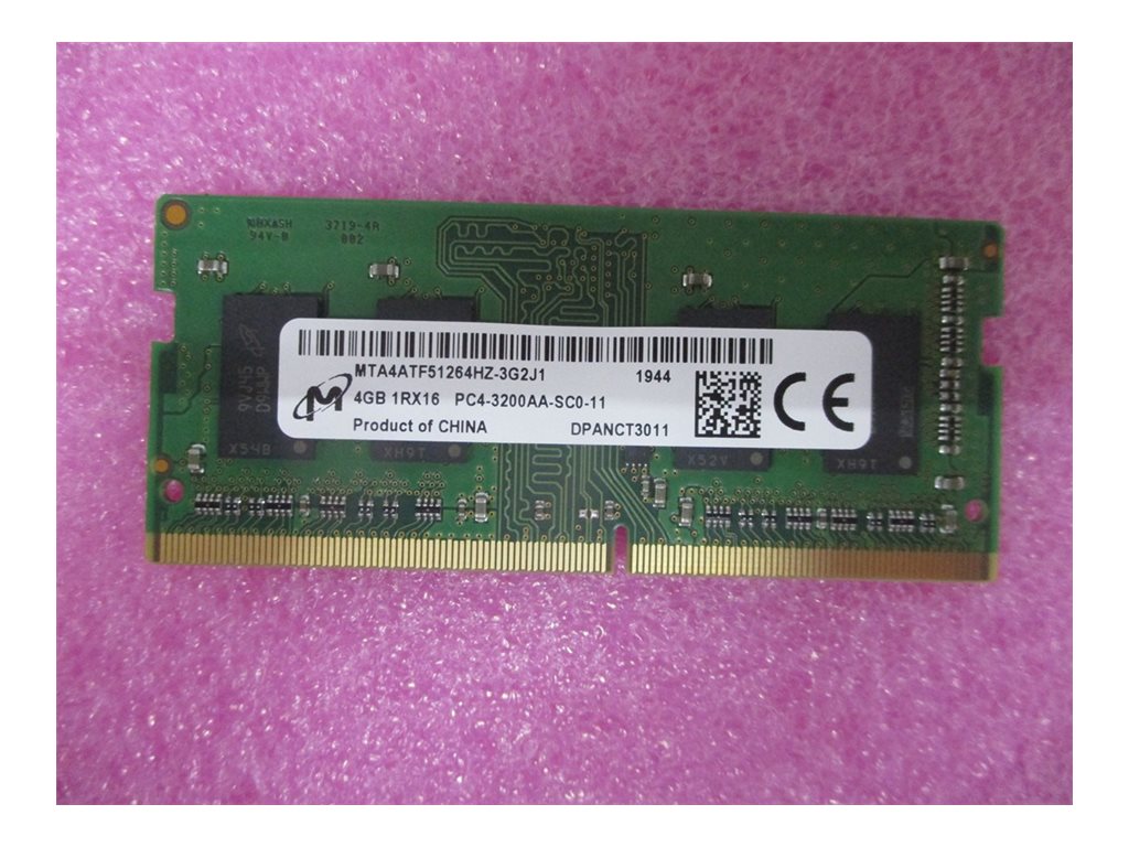 HP - DDR4 - module - 4 GB - SO-DIMM 260-pin - 3200 MHz / PC4-25600 - 1.2 V