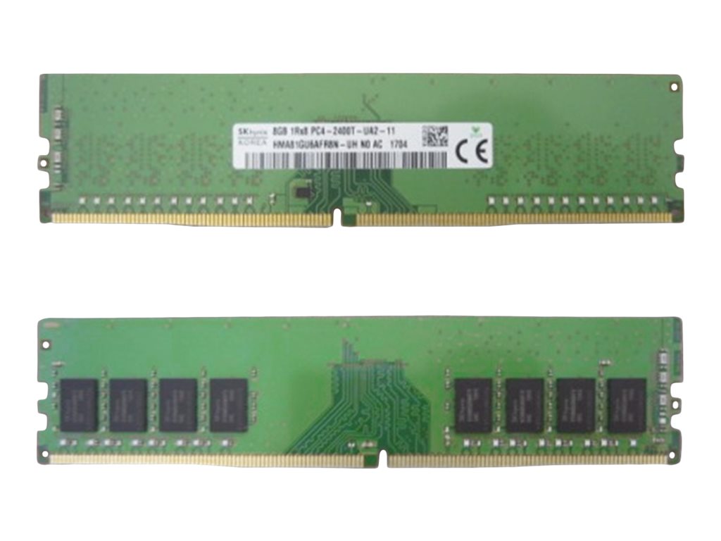 HP - DDR4 - module - 8 GB - DIMM 288-pin - 2400 MHz / PC4-19200 - 1.2 V - unbuffered - non-ECC - for HP 280 G3, 290 G1;